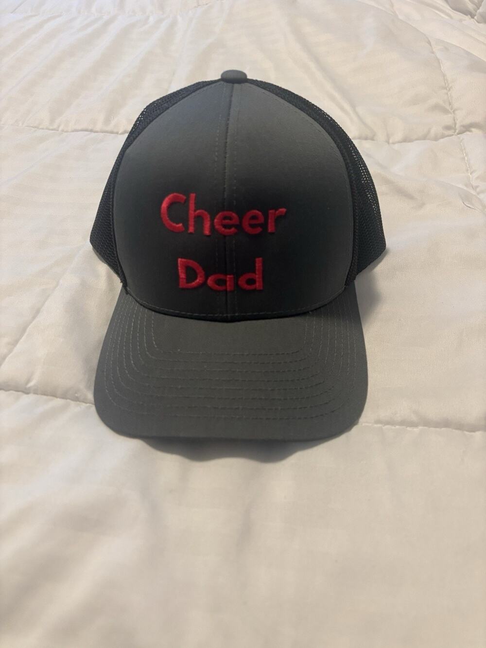 Cheer Dad Hat Ball Cap Trucker Hat Adjustable Snapback Mesh Back